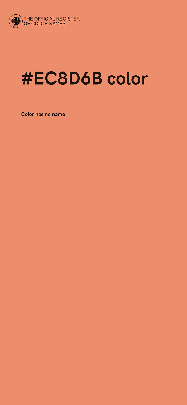 #EC8D6B color image