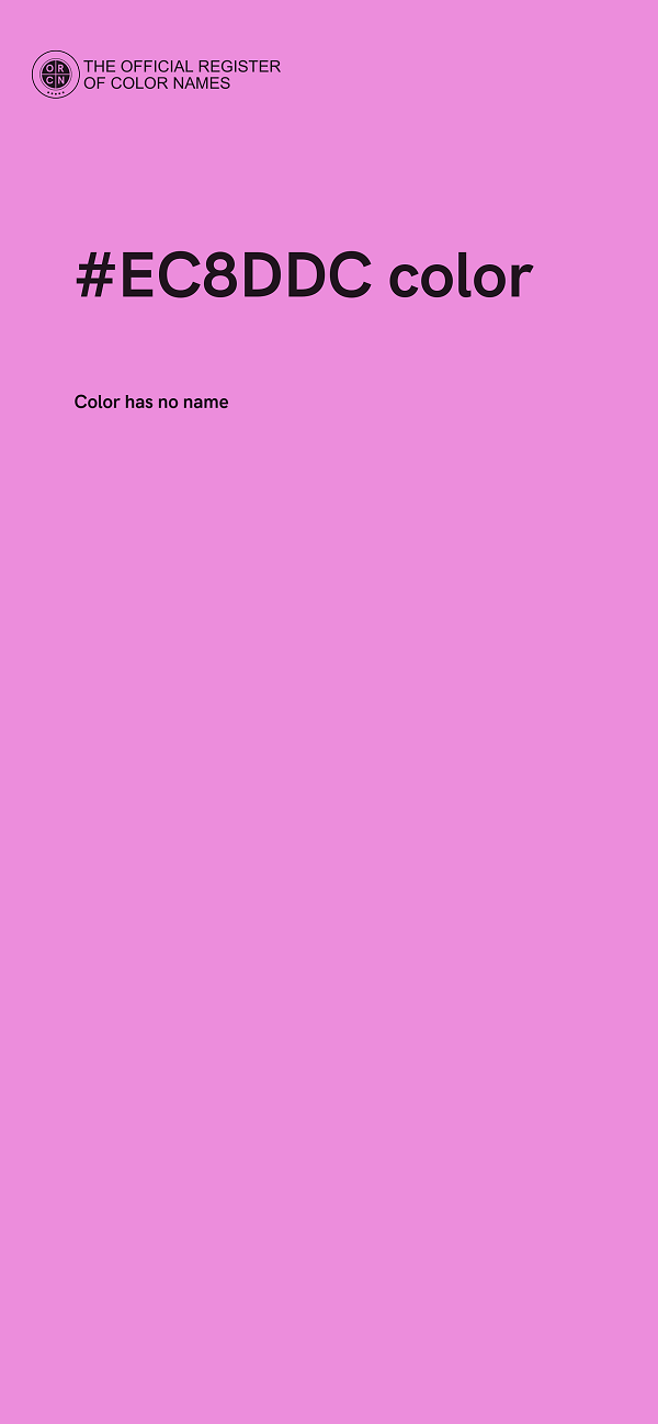 #EC8DDC color image