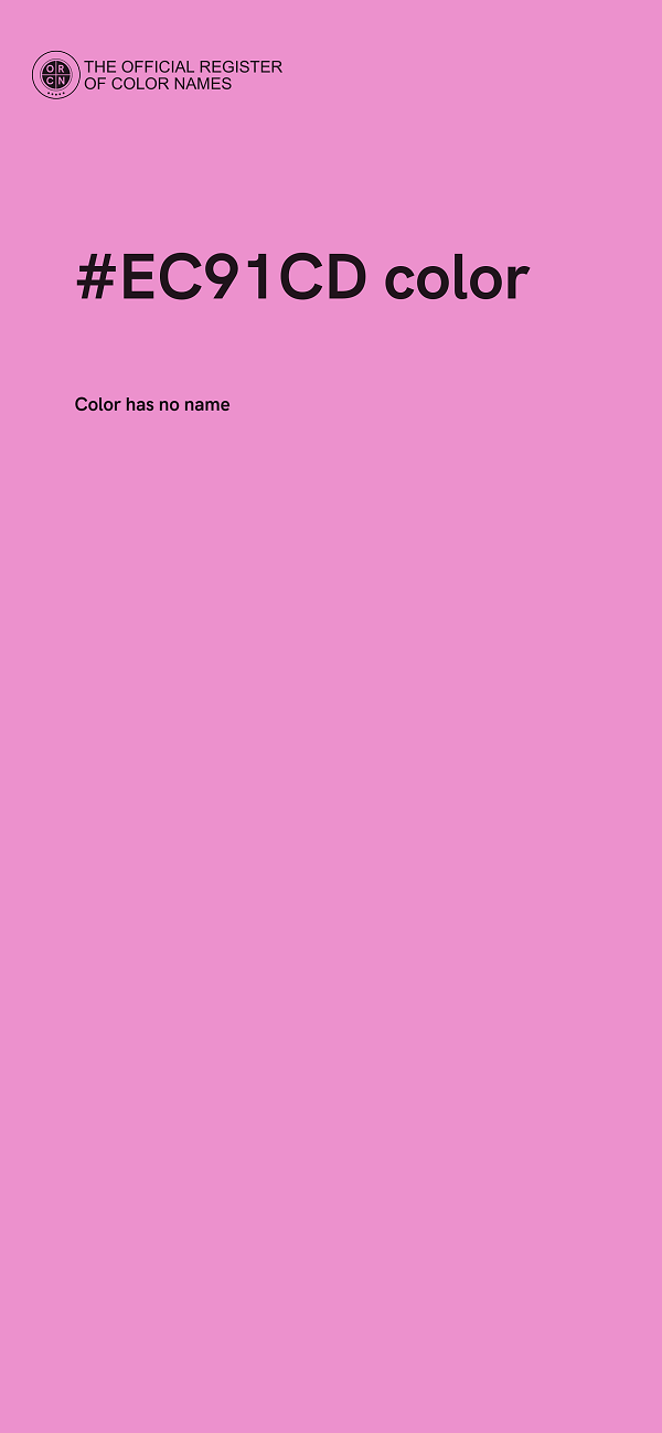 #EC91CD color image