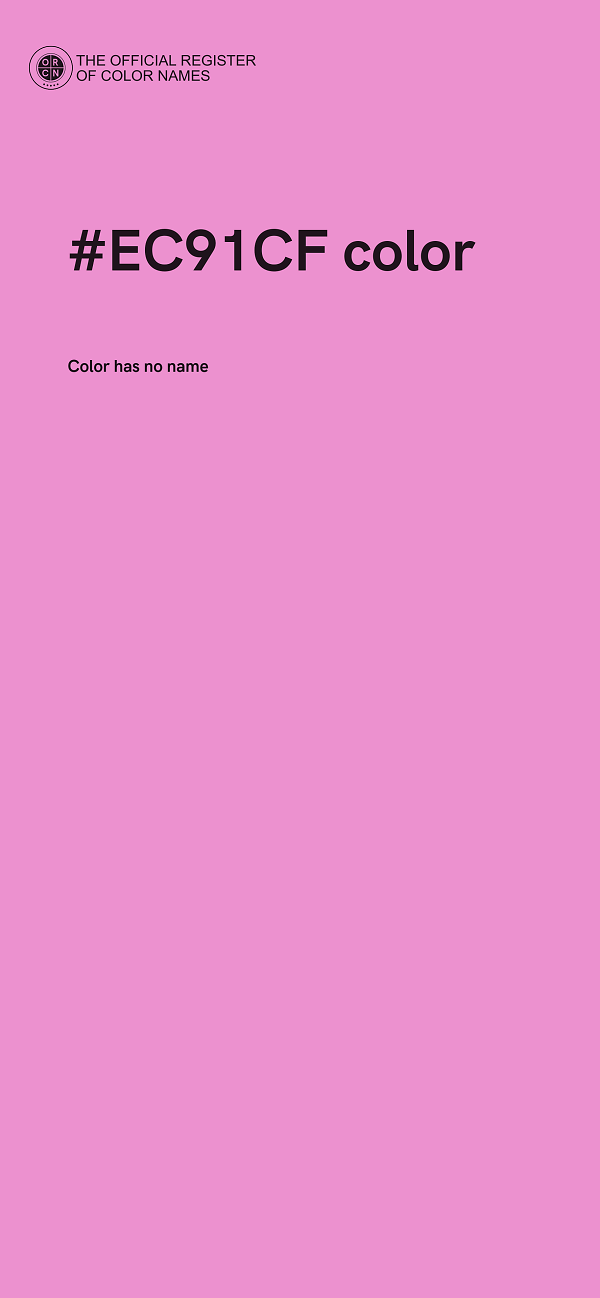 #EC91CF color image