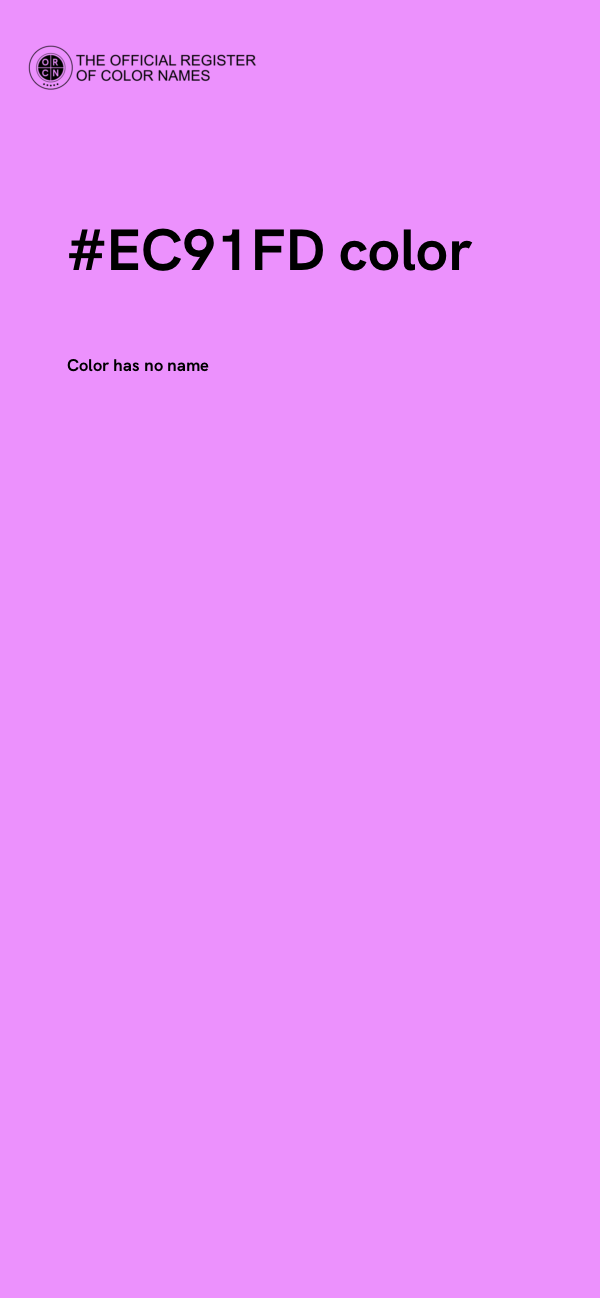#EC91FD color image