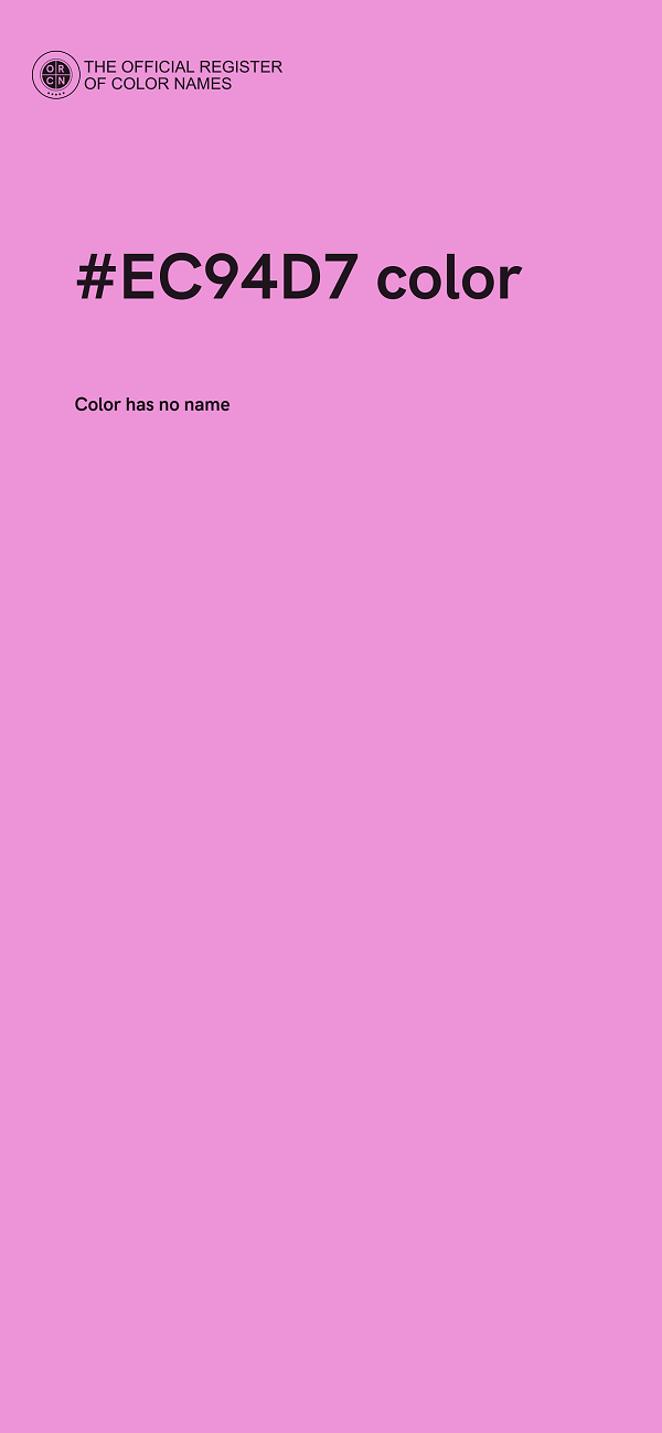 #EC94D7 color image