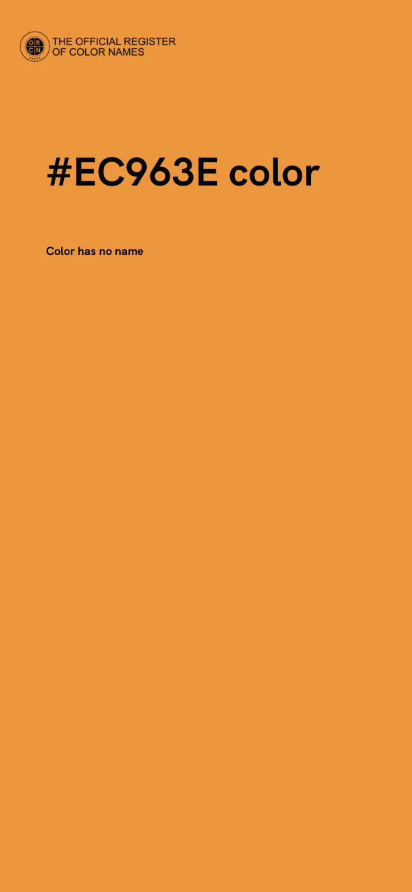 #EC963E color image