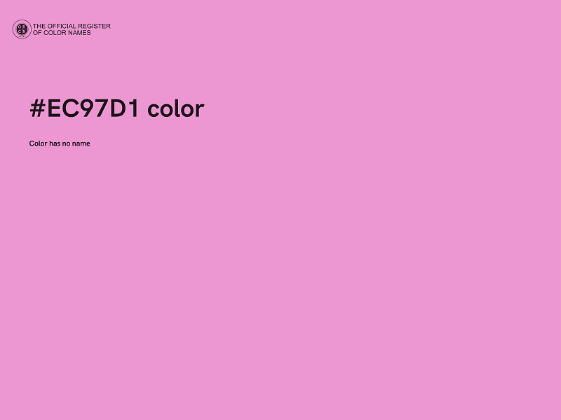 #EC97D1 color image