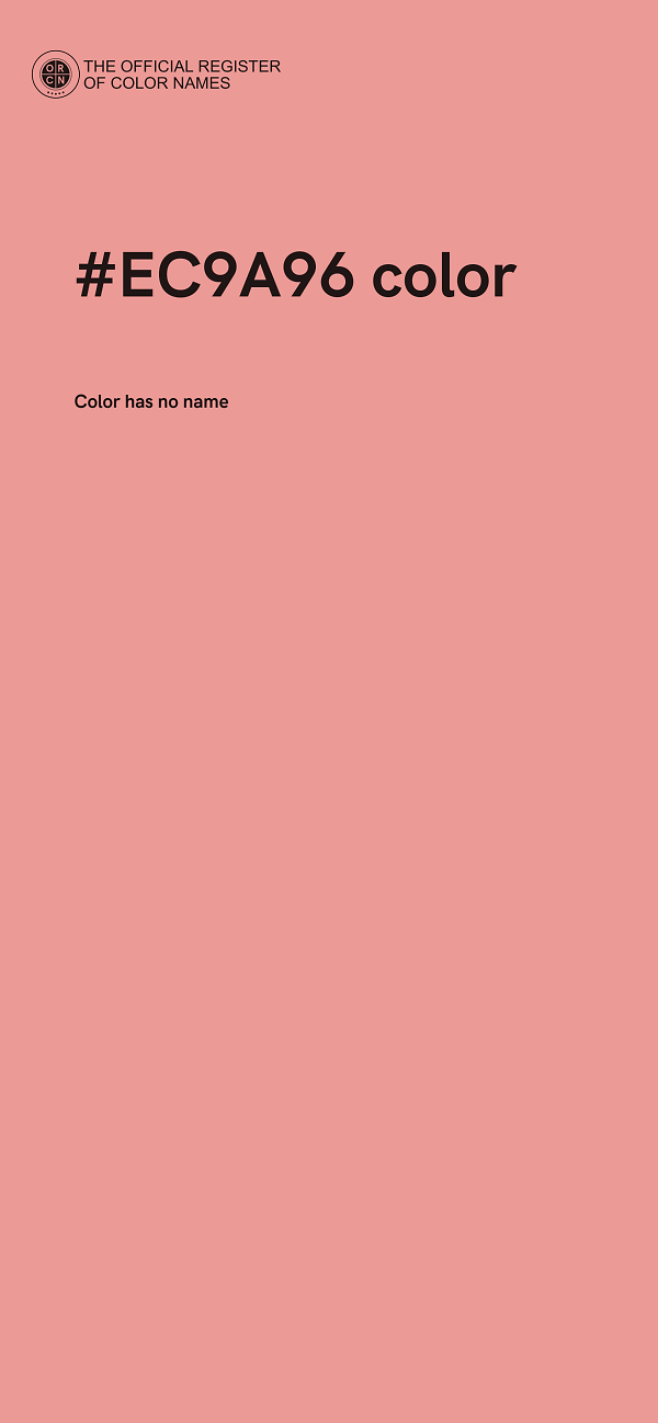 #EC9A96 color image