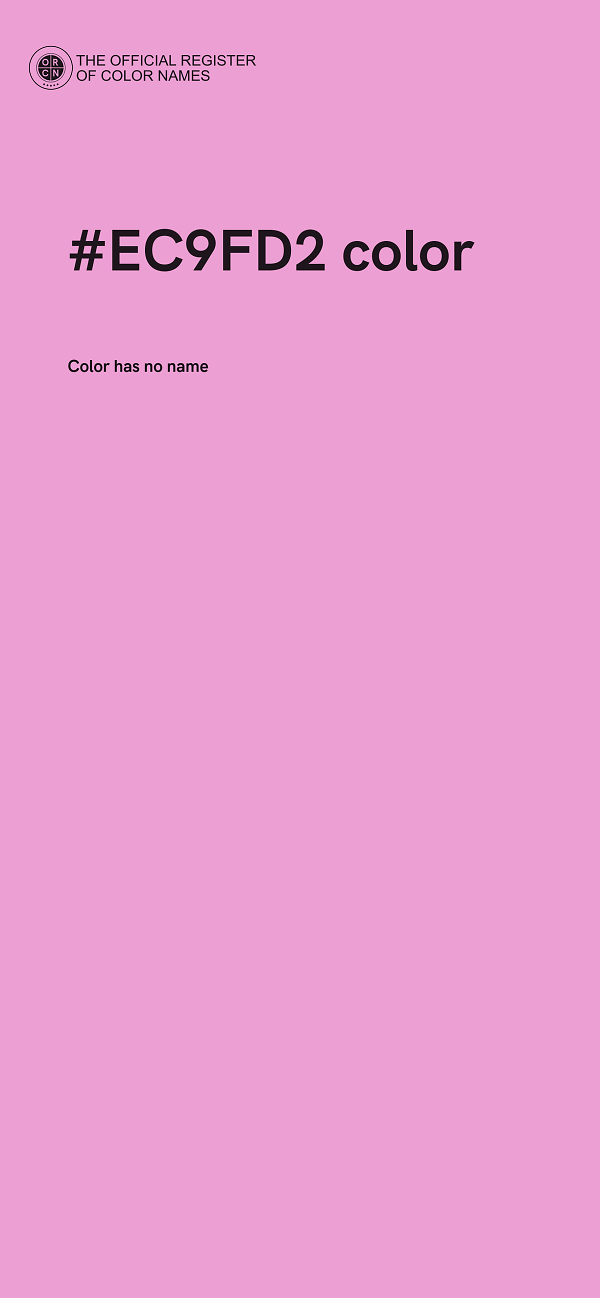 #EC9FD2 color image