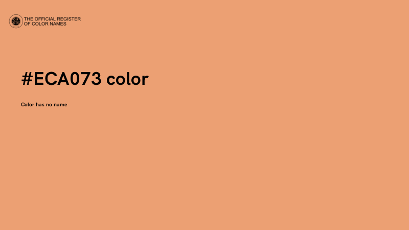 #ECA073 color image