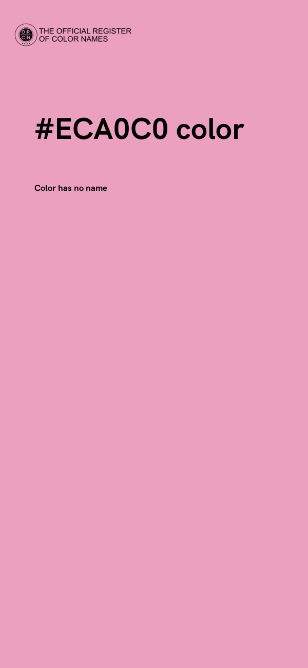 #ECA0C0 color image