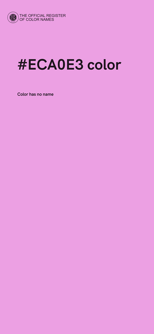 #ECA0E3 color image