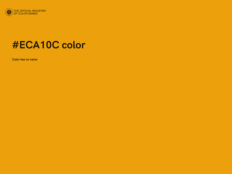 #ECA10C color image