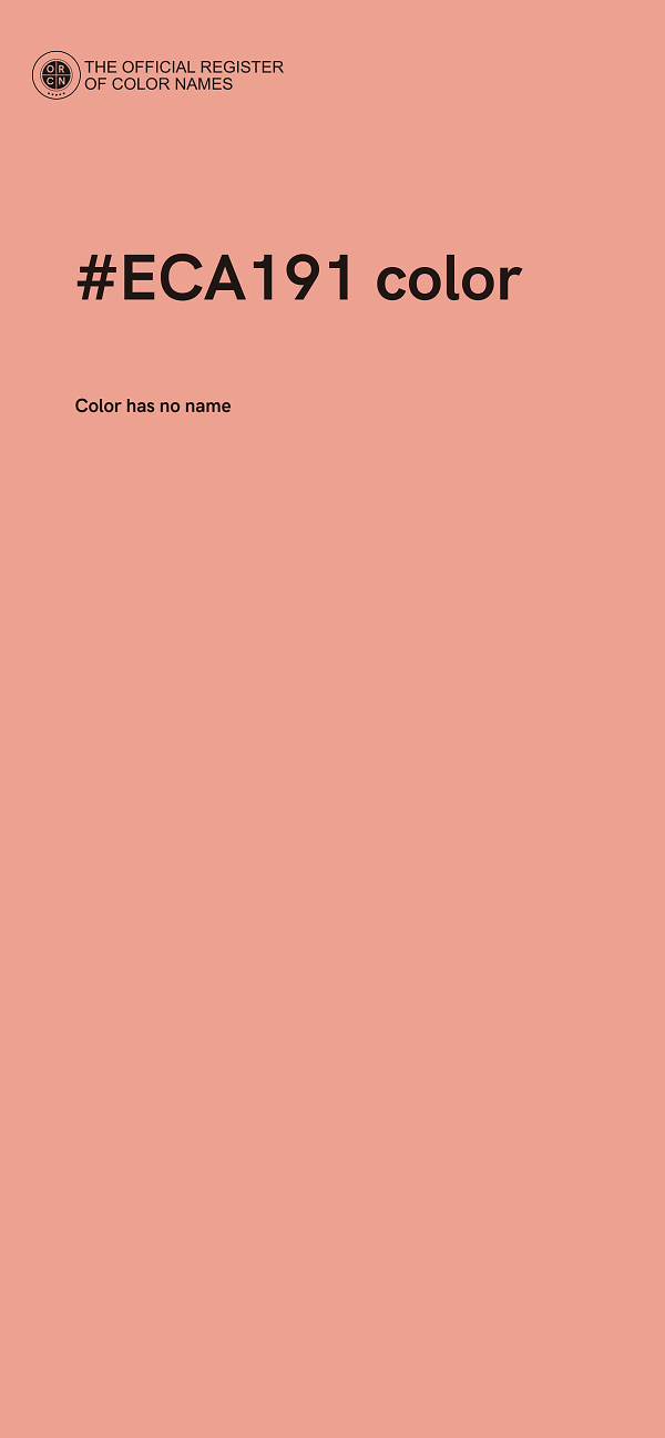 #ECA191 color image