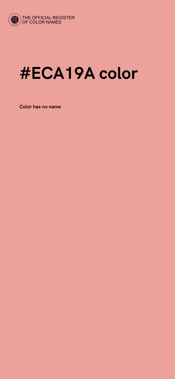 #ECA19A color image