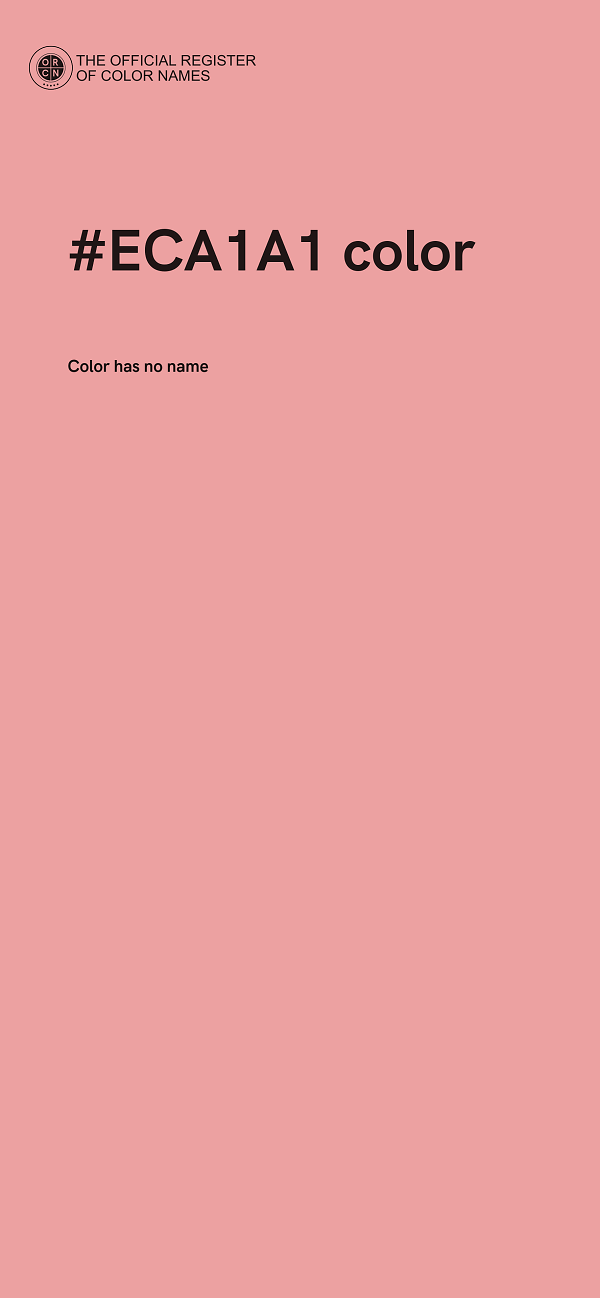 #ECA1A1 color image