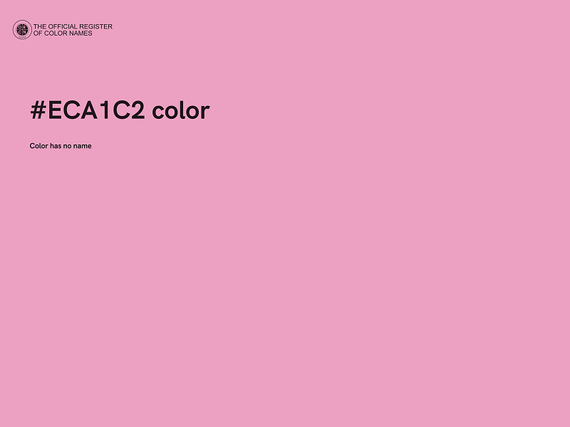 #ECA1C2 color image