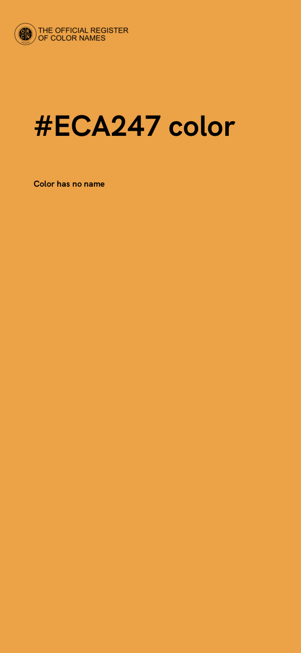 #ECA247 color image