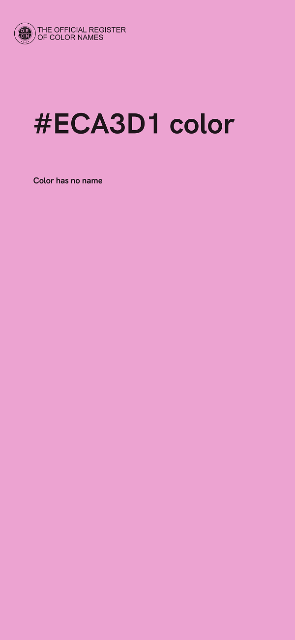 #ECA3D1 color image