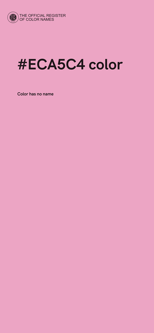 #ECA5C4 color image