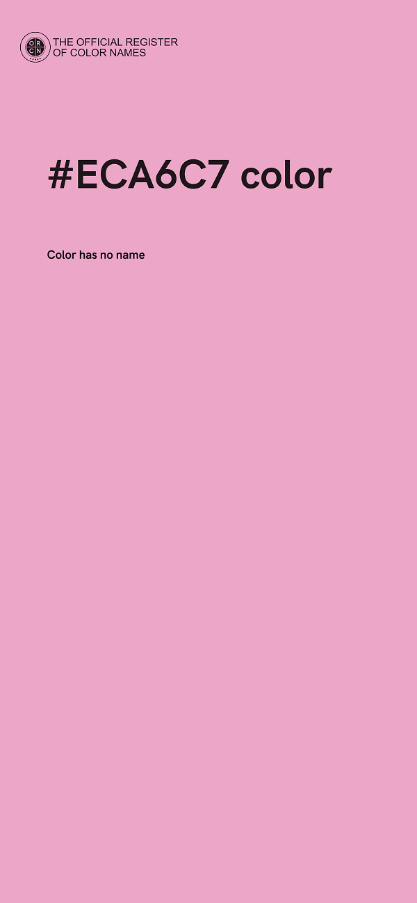 #ECA6C7 color image