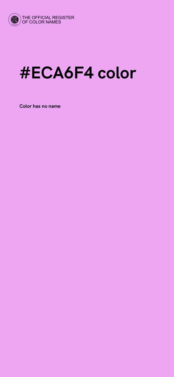 #ECA6F4 color image