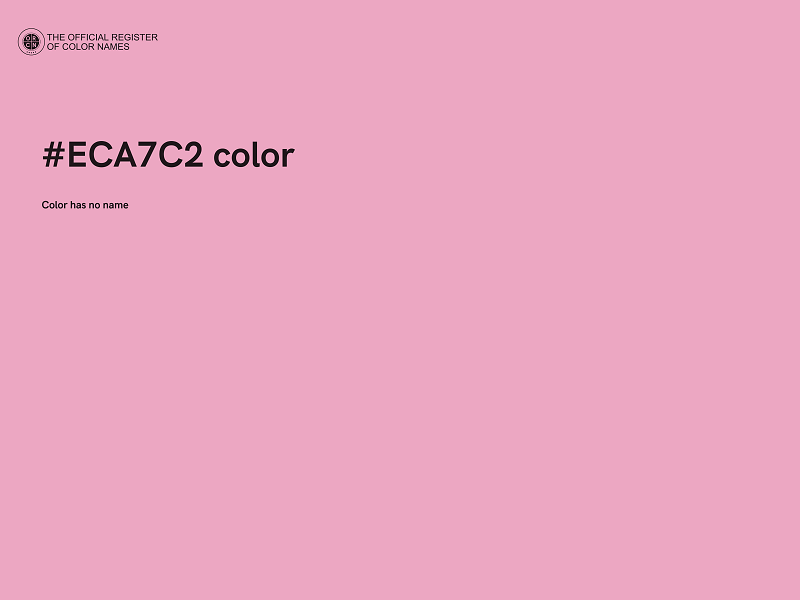 #ECA7C2 color image