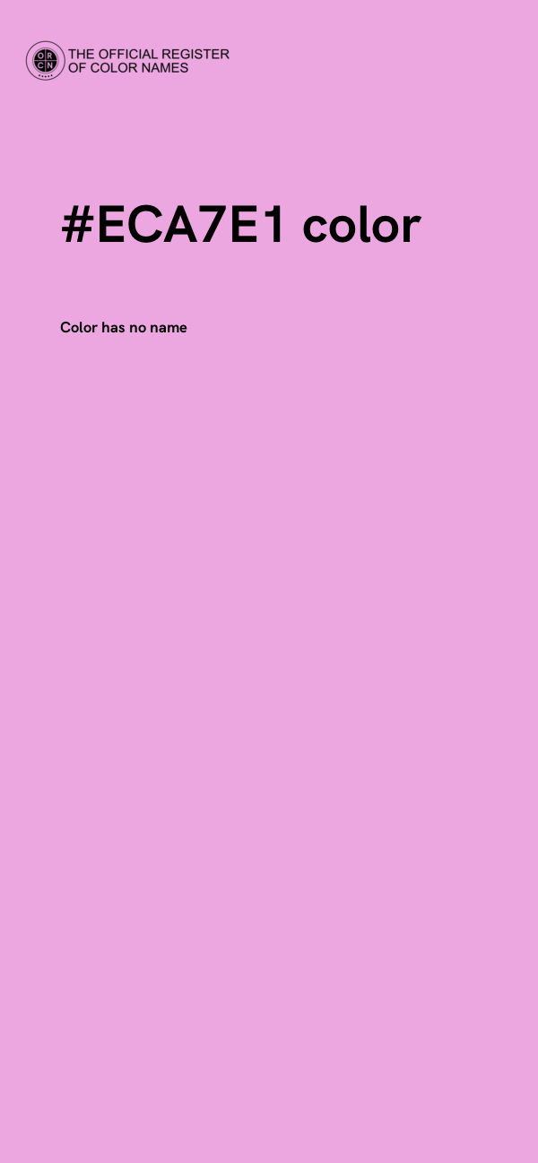 #ECA7E1 color image