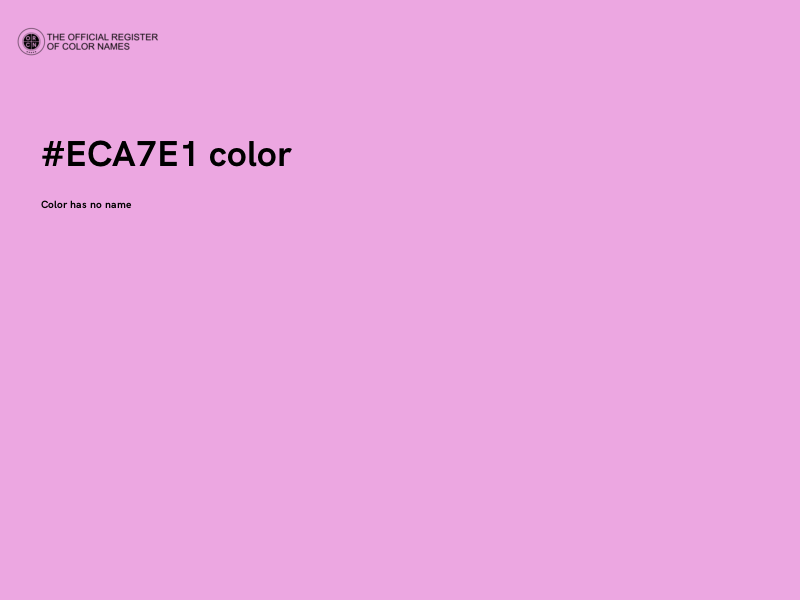 #ECA7E1 color image