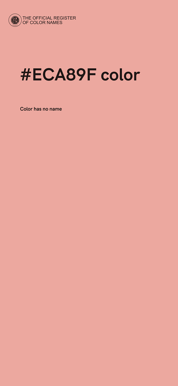 #ECA89F color image