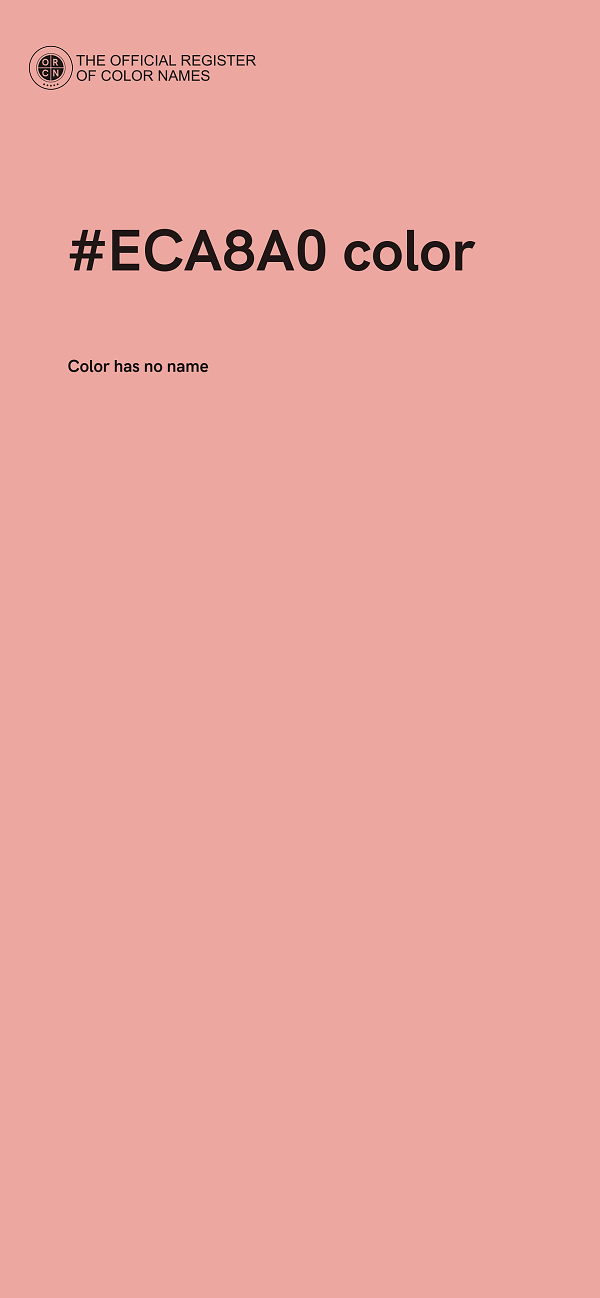 #ECA8A0 color image