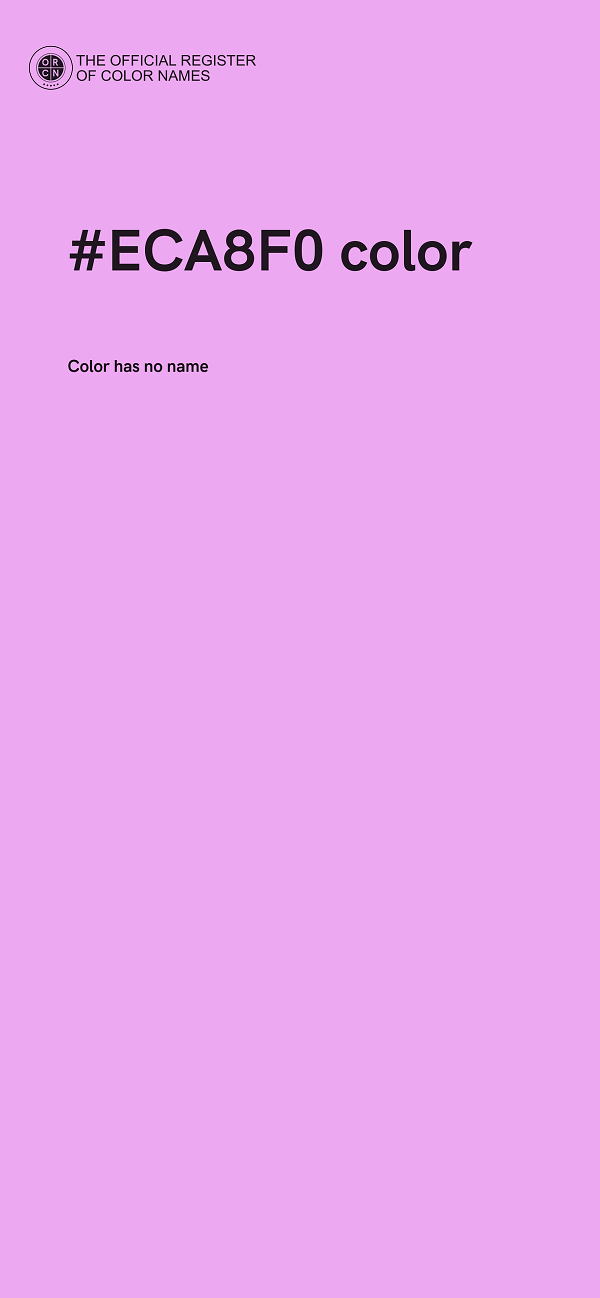 #ECA8F0 color image