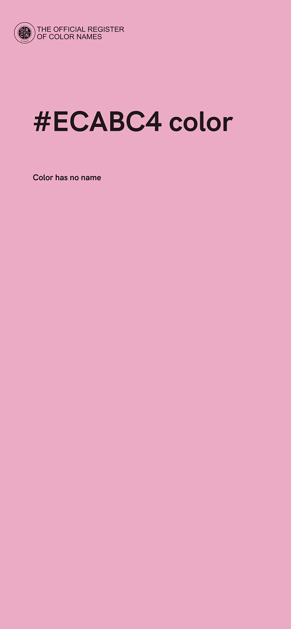 #ECABC4 color image
