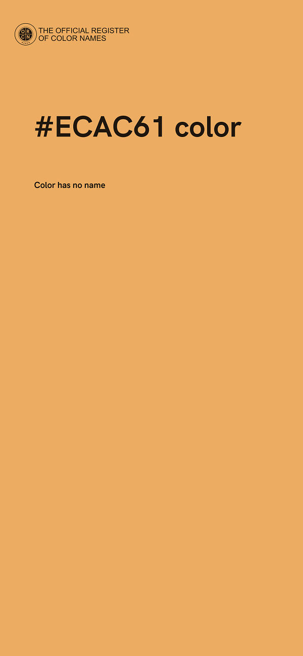 #ECAC61 color image
