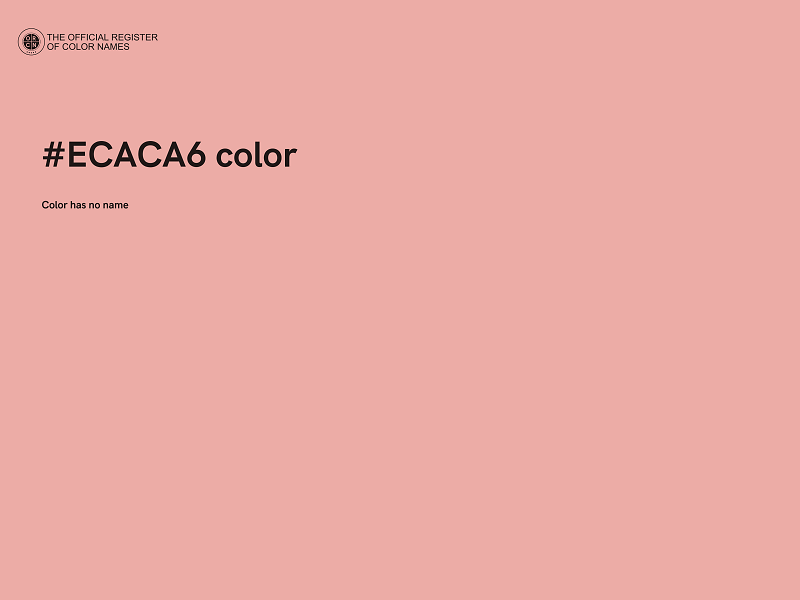 #ECACA6 color image
