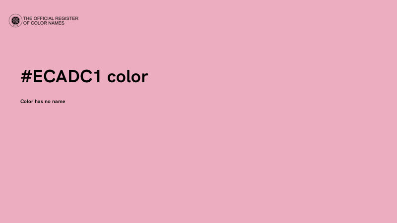 #ECADC1 color image