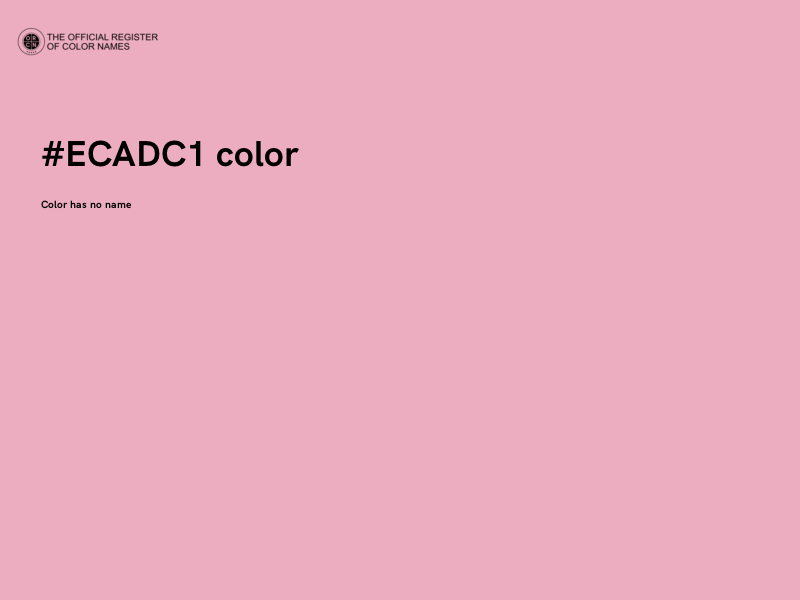 #ECADC1 color image