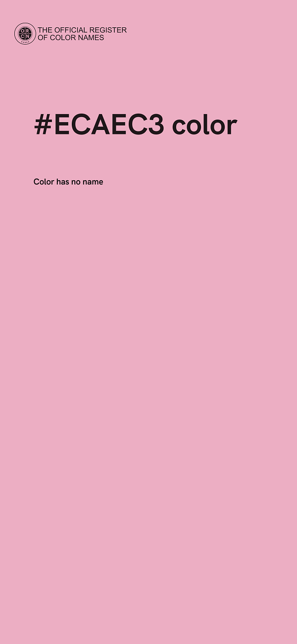 #ECAEC3 color image