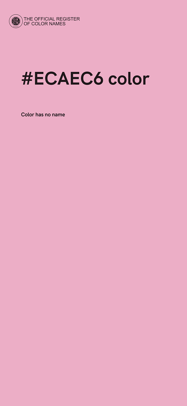 #ECAEC6 color image
