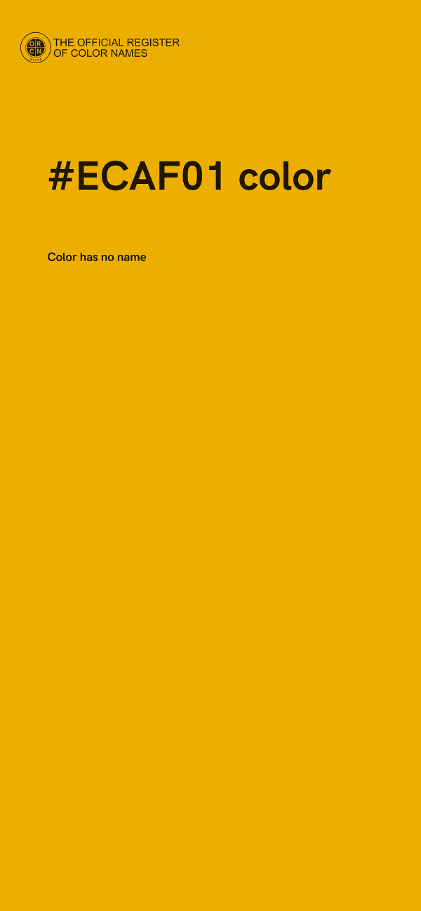 #ECAF01 color image
