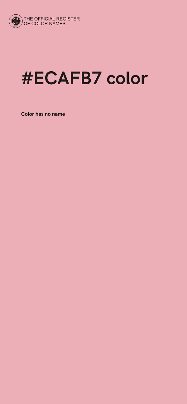 #ECAFB7 color image