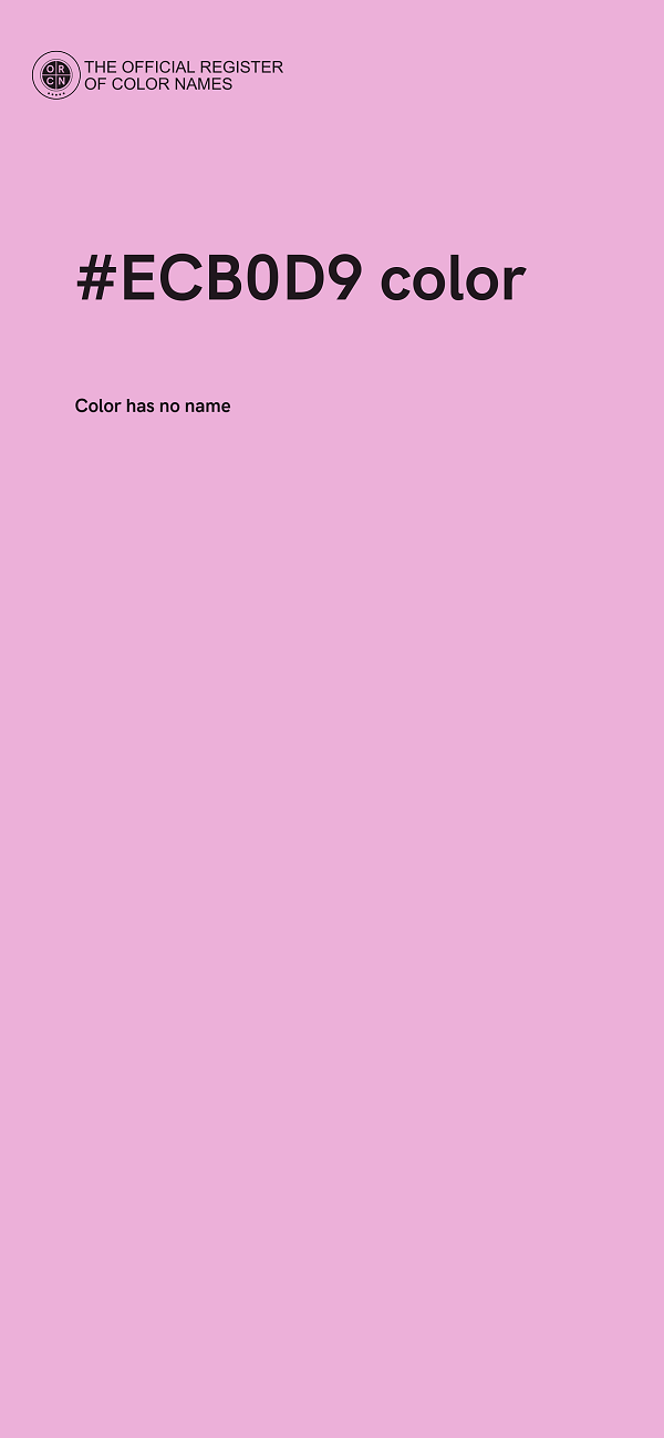 #ECB0D9 color image