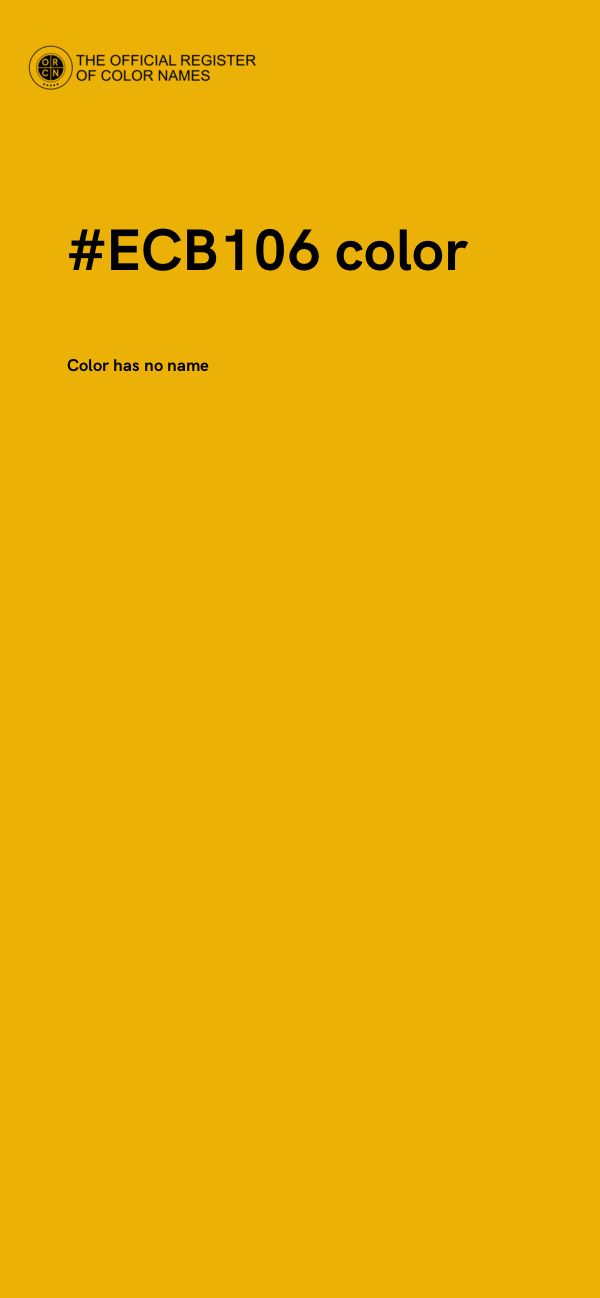 #ECB106 color image