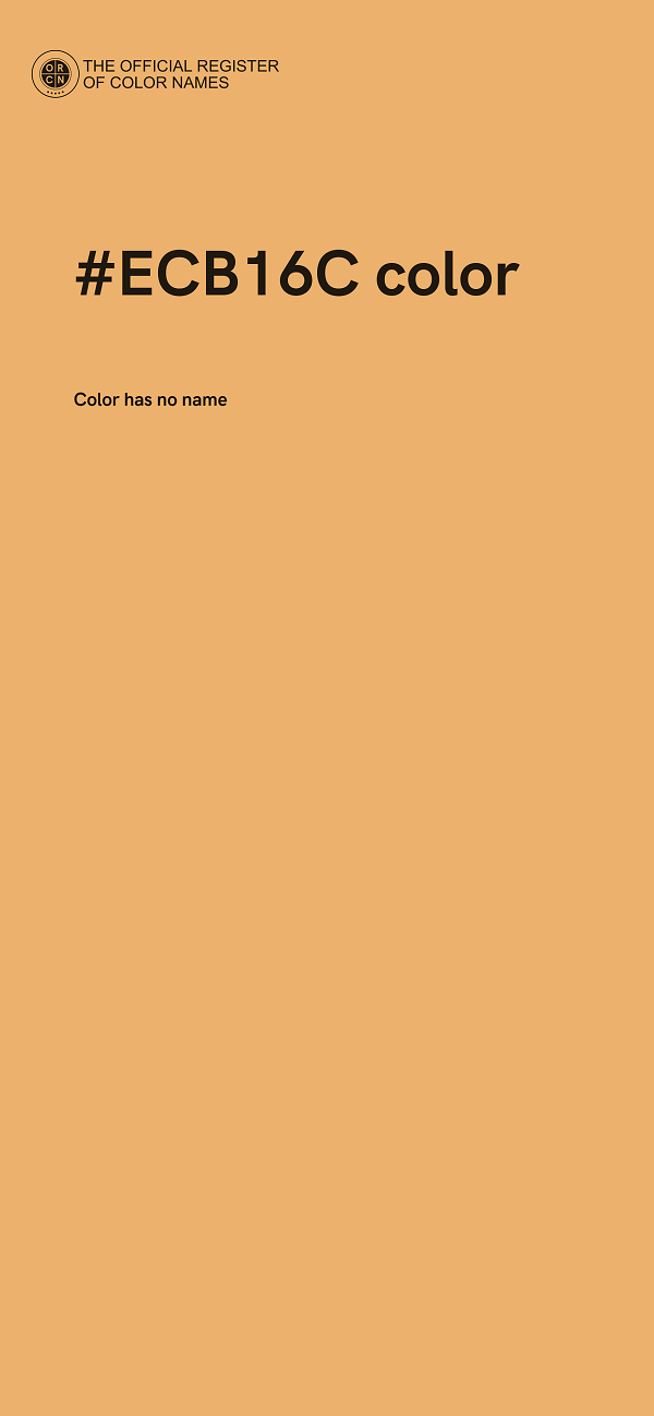 #ECB16C color image