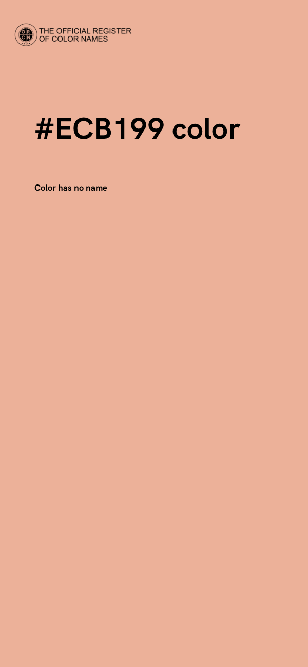 #ECB199 color image
