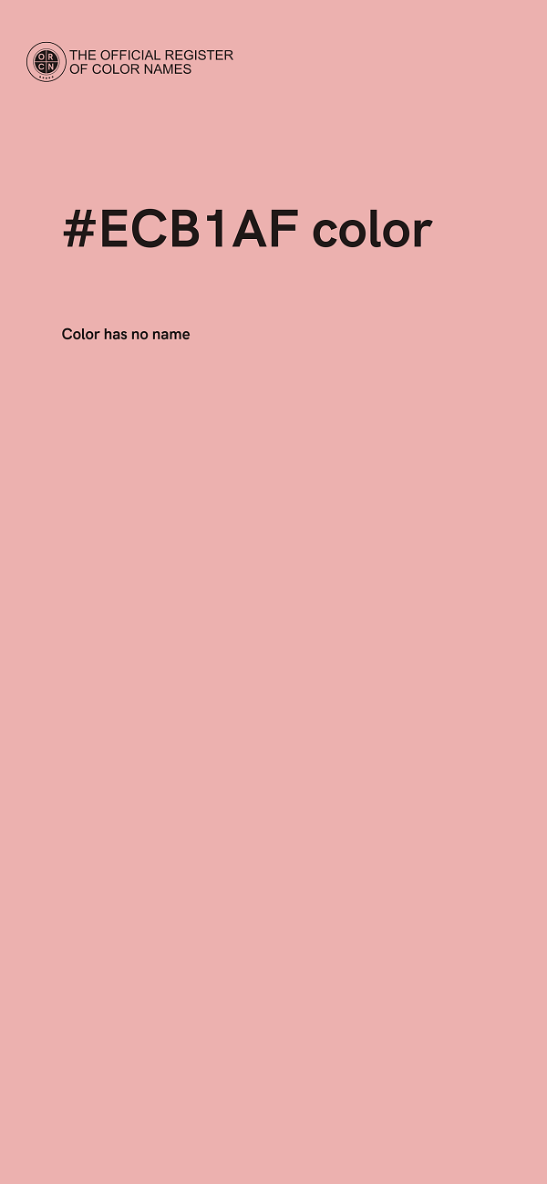 #ECB1AF color image