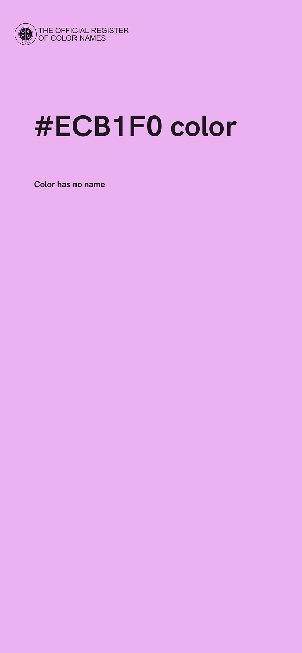 #ECB1F0 color image