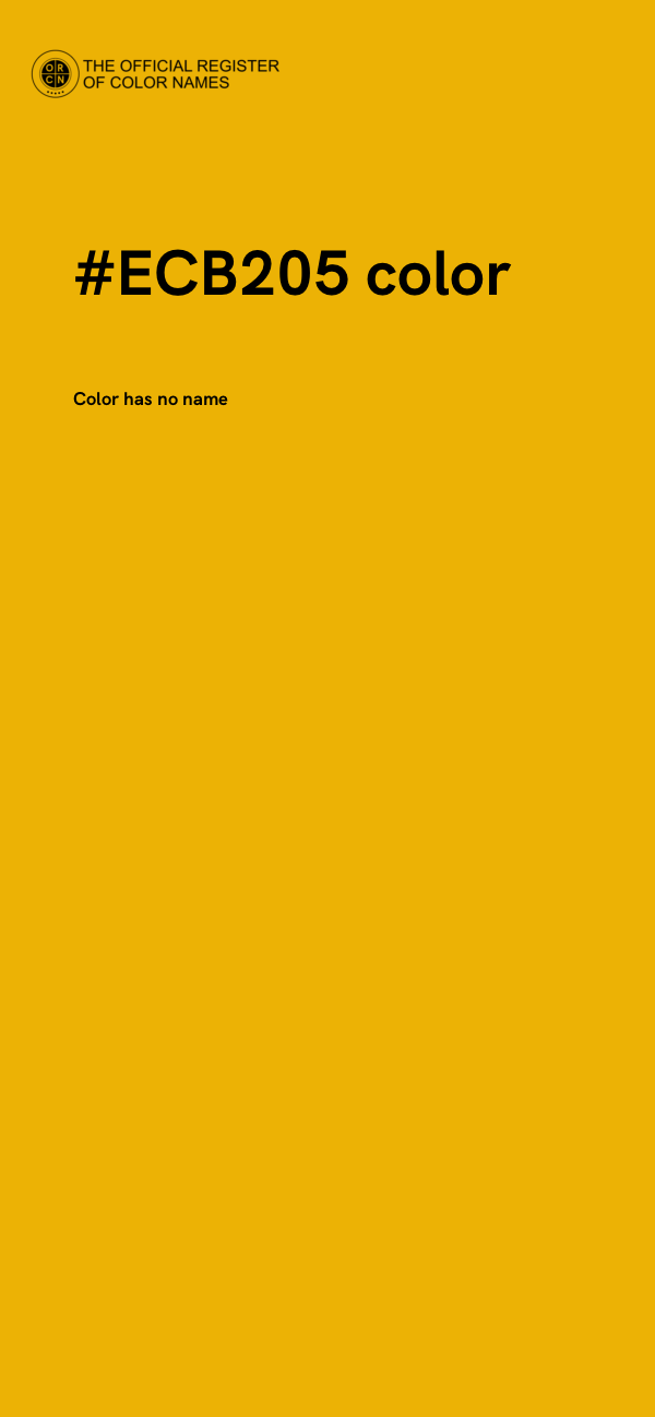 #ECB205 color image