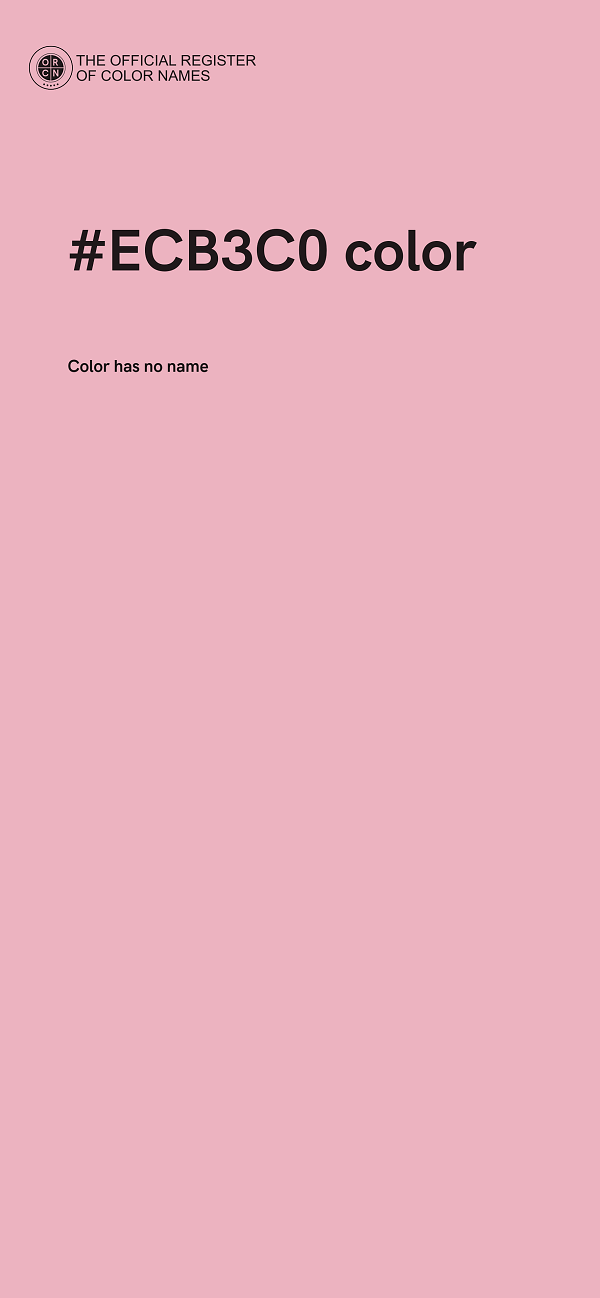 #ECB3C0 color image