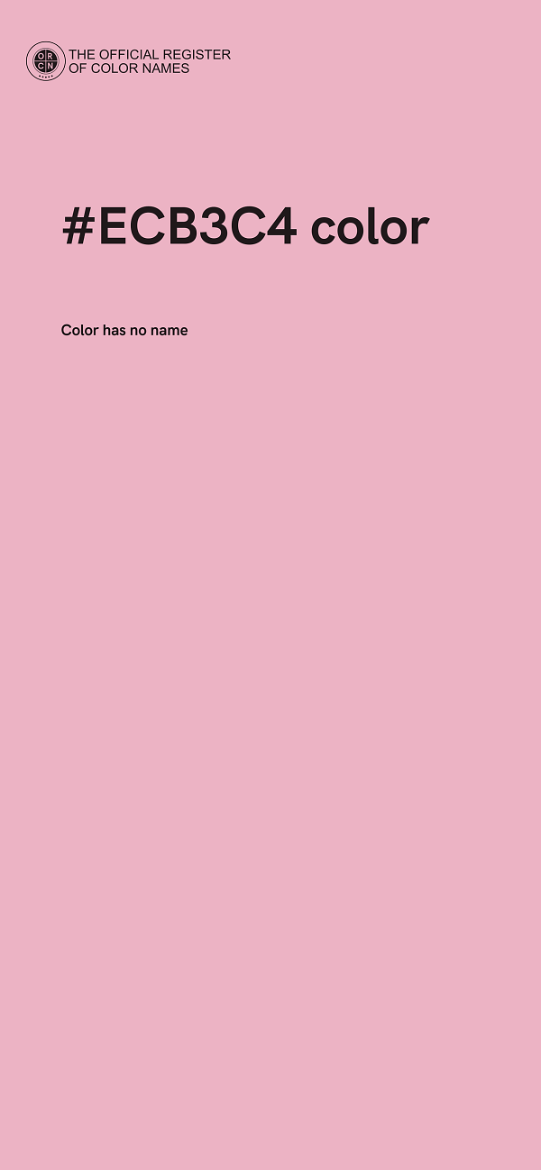 #ECB3C4 color image
