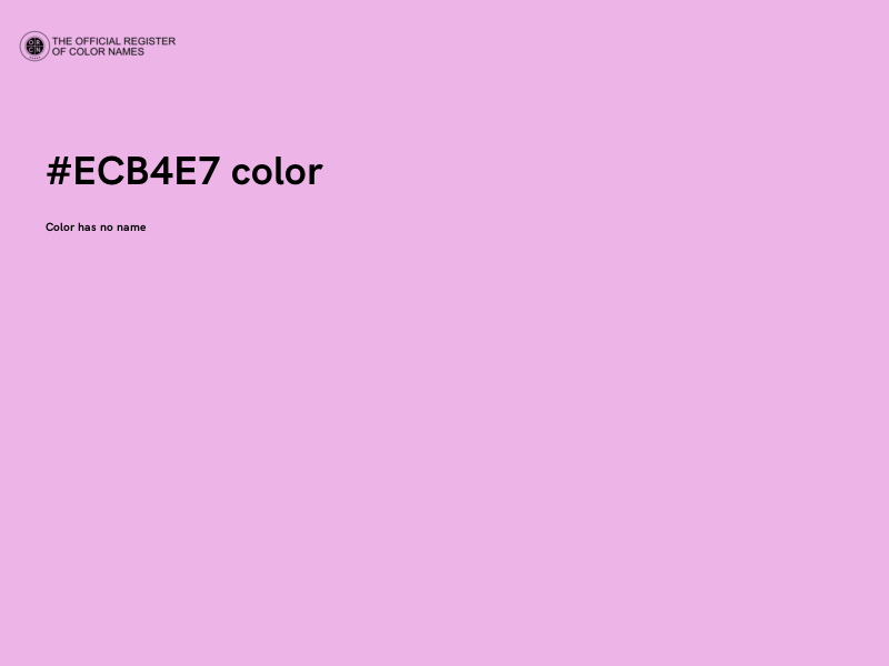 #ECB4E7 color image