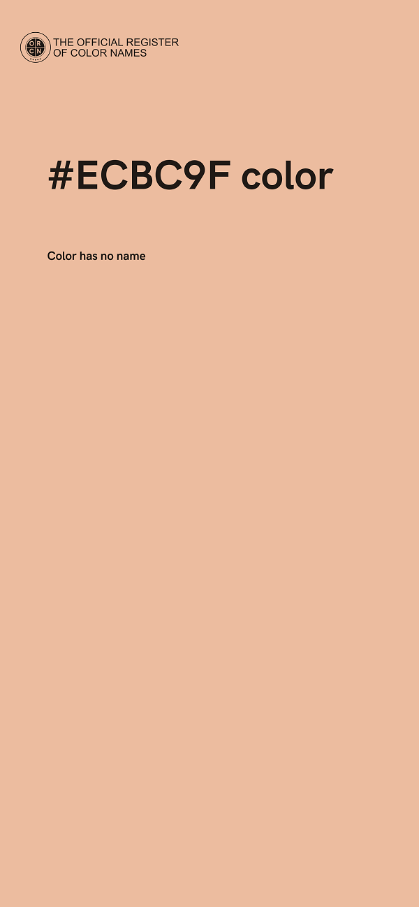 #ECBC9F color image