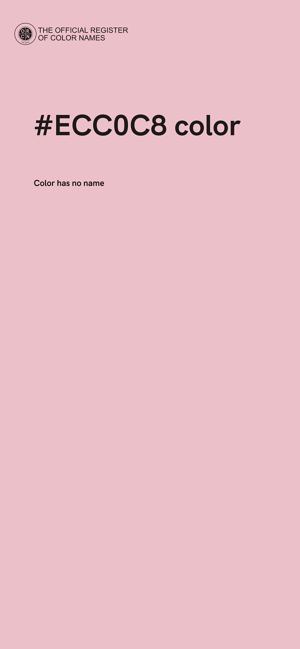 #ECC0C8 color image